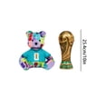thumbnail image 2 of Decorr World Cup Trophy Plush Toys, 10" Soccer Themed Stuffed Trophy Pillow, Trophy Stuffed Animals Soft Gold World Cup Souvenir for Fans & Watch Party Decor, 2 of 6