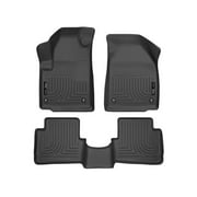 Husky Liners Weatherbeater Floor Mats | Fits 2013 - 2016 Dodge Dart | Front & 2nd Row, 3-pc Black - 99021