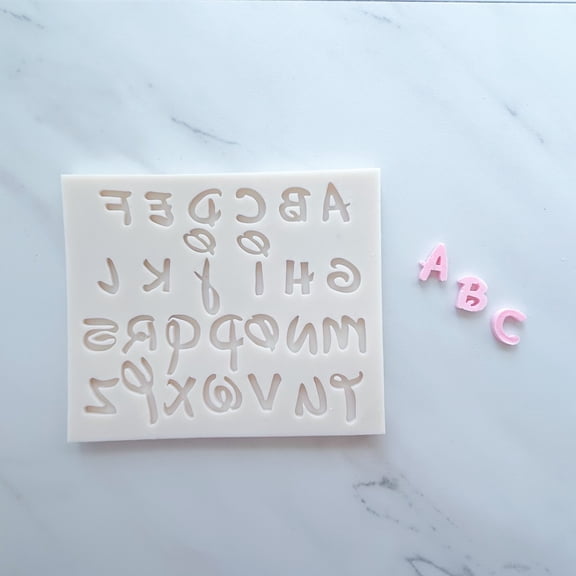 MAGIC CASTLE ALPHABET BAKING MOLD FOR CUPCAKES, CAKEPOPS, CHOCOLATE STRAWBERRIES, PRETZELS & RICE KRISPIES…