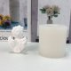 thumbnail image 3 of Molde de silicona para hacer velas aromáticas DIY, molde de jabón hecho a mano para decoración de chocolate Feliz Sencillez, 3 of 5