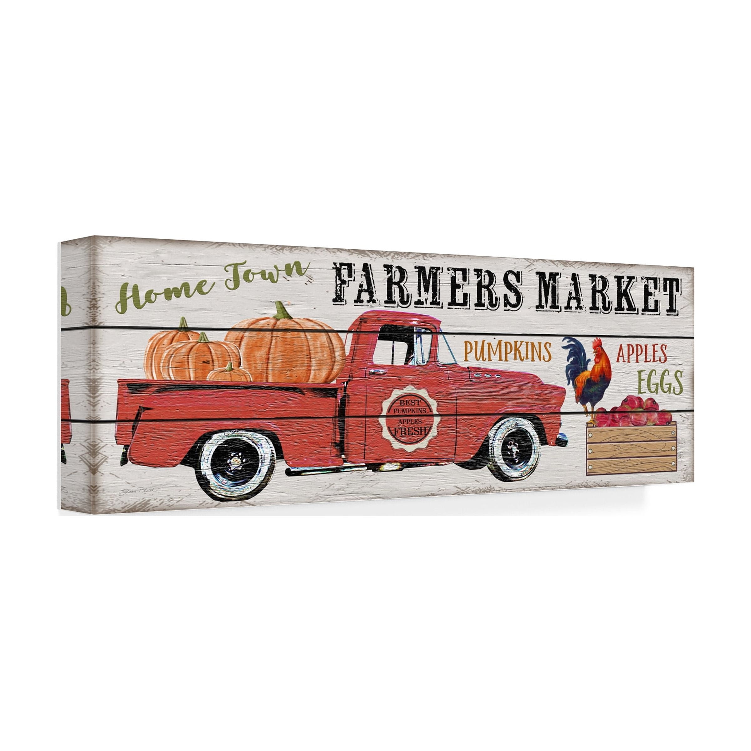 Trademark Fine Art 'Farmers Market 1' Canvas Art by Jean Plout