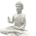thumbnail image 4 of Sitting White Buddha Statue, 4 of 6