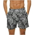 thumbnail image 3 of lcziwo Mens Big and Tall Tropical Beach Shorts Summer Casual Drawstring Comfortable Boardshorts Holiday Vacation Hawaiian Print Swim Trunks with Pockets Today Sales Multicolor XXXXL, 3 of 6