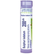 Boiron Sulphur Iodatum 200CK, Homeopathic Medicine for Nasal Discharge During Cold And Flu Convalescence, 80 Pellets
