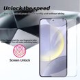 thumbnail image 4 of Dteck for Samsung Galaxy S24 Plus Tempered Glass Screen Protector + Camera Lens Protector [2 + 2 Pack][Case Friendly][Anti-Scratch][Ultrasonic Fingerprint Unlock] HD Protective Film for S24+, 4 of 5