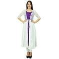 thumbnail image 1 of Bimba Women 2 Piece Kurta Kurti Designer Wear Boho Long Shrug Dress Chic Clothing, 1 of 8