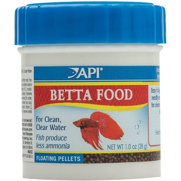 API Betta Food Floating Pellets [Aquarium Betta Food, Aquarium Supplies] 9 oz (9 x 1 oz)