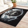 thumbnail image 1 of Jungle Wolf Area Rug 6x8, Animals Rugs for Bedroom Living Room, Wildlife Wolf Carpet, Machine Washable Rug, Non Slip Soft Low Pile Rugs Large Area Rug Home Decor T6&-200, 1 of 7