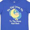 thumbnail image 4 of Inktastic Gigi Loves Me to the Moon and Back Boys or Girls Toddler T-Shirt, 4 of 5