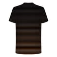 thumbnail image 4 of Gamivast Men's T Shirts Horizontal Striped Tshirts Shirts Short Sleeve Crew Neck Tee Shirts Soft Breathable Casual Shirts Regular Fit Wear Stylish, 4 of 5