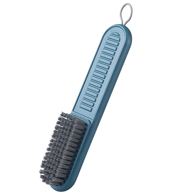 Fiudx Cepillo de Plástico para Zapatos, Cerdas Suaves, Material Abs Duradero, Multiusos para Zapatos, Cocina, Lavandería, Limpieza Versátil Del Hogar, Opciones En Blanco, Azul y Gris, Tamaño 3 × 3,8