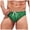 Green, variant on XDZJLR Swim Briefs Men Fashion Casual Sequin Print Comfortable Swimming Spa Lace Up Swimsuit Trunks Soft Beachwear Blue