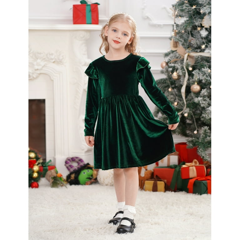 girls velvet holiday dress Girls Pink Velvet Holiday Dress 8 main image 0