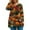 #A30-Army Green, variant on Abcomgle Womens Plus Size Halloween Tops Funny 3D Print Pumpkin Graphic T-Shirts for Women Oversized Crewneck Long Sleeve Tee Shirts for Women Fall Trendy Womens T Shirt,3XL
