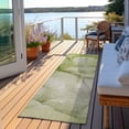 thumbnail image 6 of Addison Rugs Chantille Indoor/Outdoor Transitional Watercolors Olive Washable Runner Rug, 2'3" x 7'6", 6 of 6
