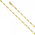 thumbnail image 1 of 14K Gold 2mm Figaro 3+1 Chain :  16", 1 of 4
