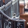 thumbnail image 3 of Stainless Steel Guardrail Post Cover Cap Durable Guardrail Post Ball Reliable Hand Railing Ball Fence Post Ball For Fences Handrails, 3 of 8