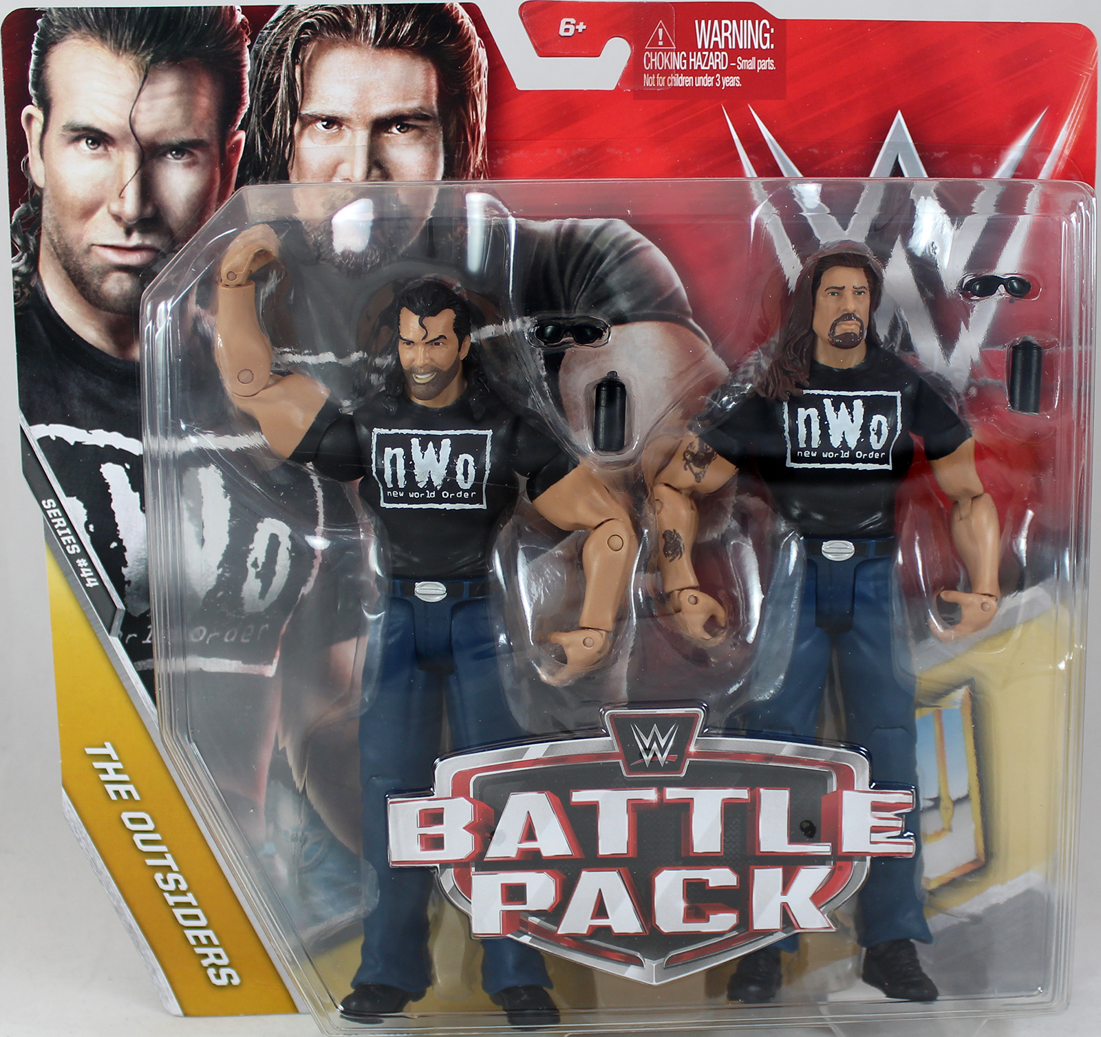 Outsiders WWE Battle Packs 44 Toy Wrestling Action Figures Walmart