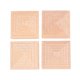 thumbnail image 1 of MUXSAM Apliques cuadrados de madera tallada, paquete de 4 pegatinas de tallas de madera sin pintar, superposiciones para espejos, paredes, puertas, armarios, aparadores, repisas, chimeneas, camas, arm, 1 of 1