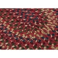 thumbnail image 4 of Colonial Mills 8' x 10' Red and Yellow Braided Oval Area Throw Rug, 4 of 5