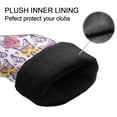 thumbnail image 4 of Golf Club Head Cover Waterproof Leather Golf Accessories HeadCovers Set Driver Headcover for Women Men Purple Butterfly, 4 of 5