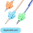 thumbnail image 4 of Guide de Doigts pour Enfants, 8 Pcs Poignées en Silicone pour Crayons, Aide à l'Écriture, Poignée pour Crayons, 4 of 5