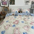 thumbnail image 2 of Ensemble de Quatre Pièces Style Instagram Chambre à Coucher Lit Ensemble de Trois Pièces Housse de Couette Étudiante Housse de Couette Lit Simple, 2 of 7