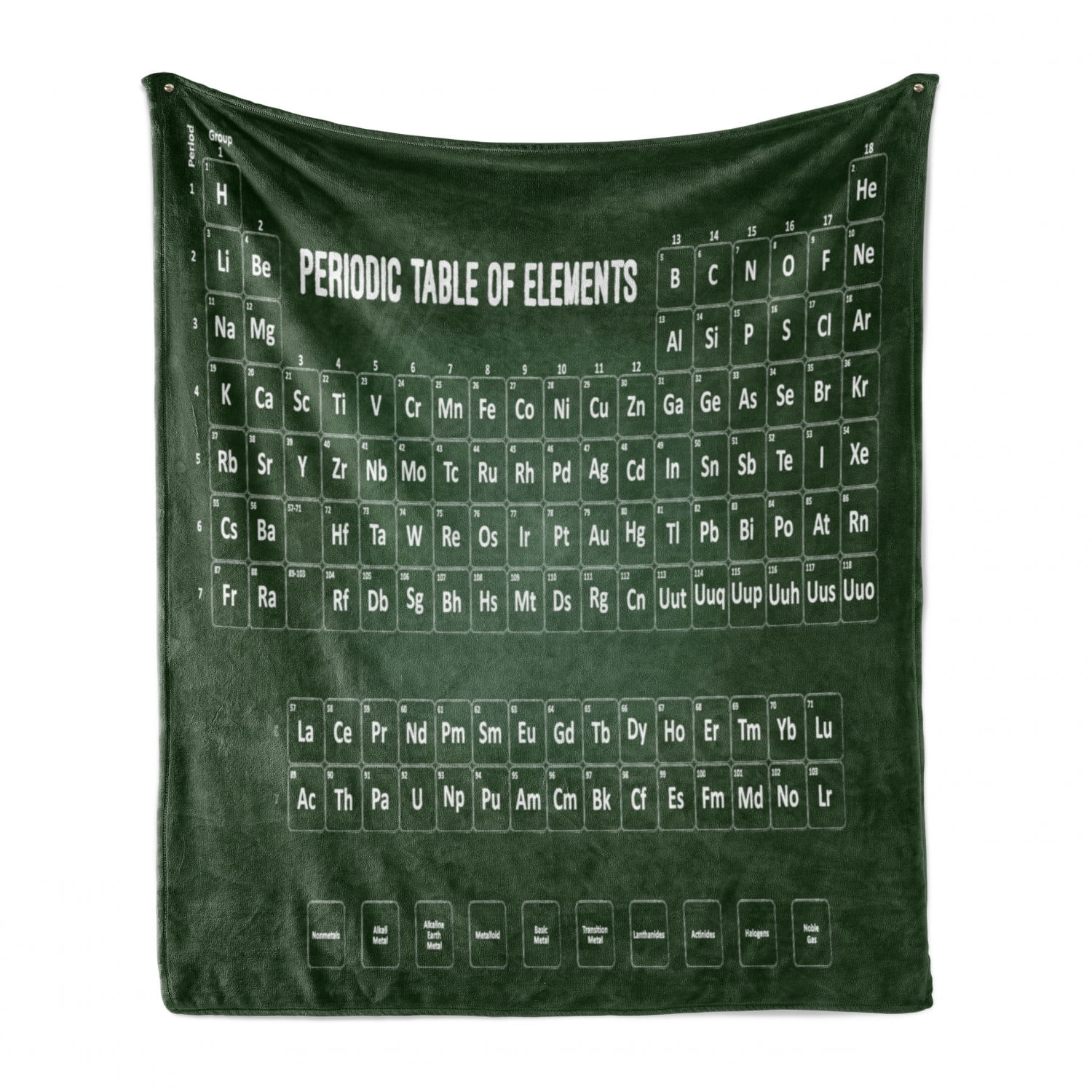 Periodic Table Soft Flannel Fleece Blanket Chemistry Science Inspirational Elements Educational Art For Class Cozy Plush For Indoor And Outdoor Use 70 X 90 Dark Green And White By Ambesonne Walmart Com Periodic Table Soft Flannel Fleece Blanket Chemistry Science Inspirational Elements Educational Art For Class Cozy Plush For Indoor And Outdoor Use 70 X 90 Dark Green And White By Ambesonne Walmart Com