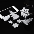 thumbnail image 5 of BQBQERT 7x Novelty-Christmas Tree Snowflake-Die Cuts Metal Cutting Dies Embossing Stencils for Album Card Scrapbooking-Decor, 5 of 5