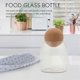 thumbnail image 2 of 500ML Ball Cork Lead-Free Glass Jar with Lid Bottle Storage Tank Sealed Tea Cans Cereals Transparent Storage Jars, 2 of 5
