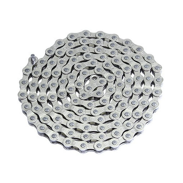 Lowrider YBN Bicycle Chain 1/2" X3/32 5-7 Speed in Silver. Bike Part, Bicycle Part, Bike Accessory, Bicycle Accessory