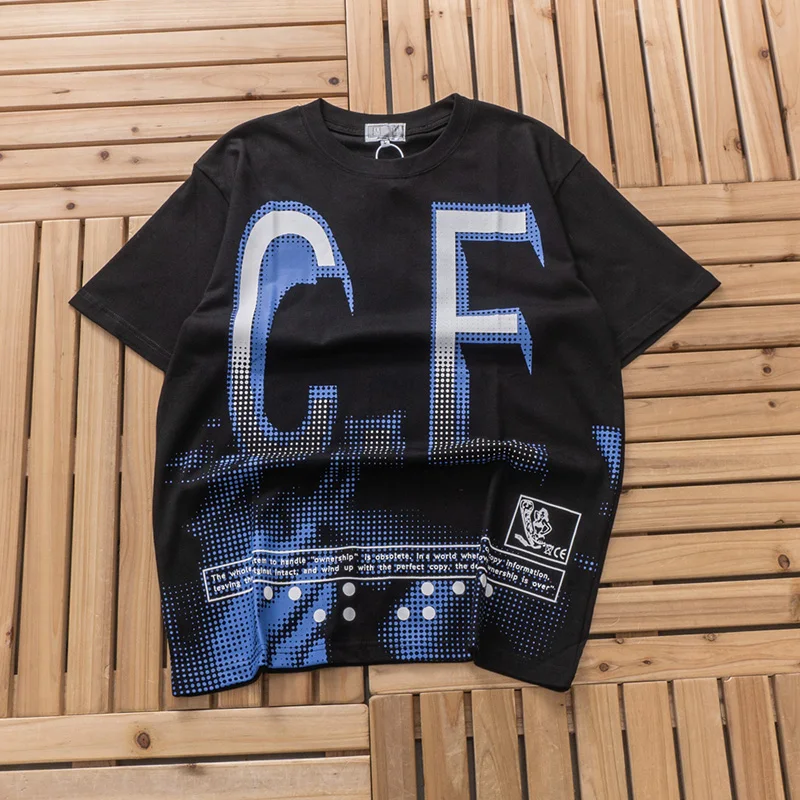 Black Oversized CAV EMPT C.E T-Shirt High Quality 100% Cotton Tee
