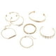 thumbnail image 1 of Pulsera de cristal bohemio de 7 piezas - Oro, 1 of 5