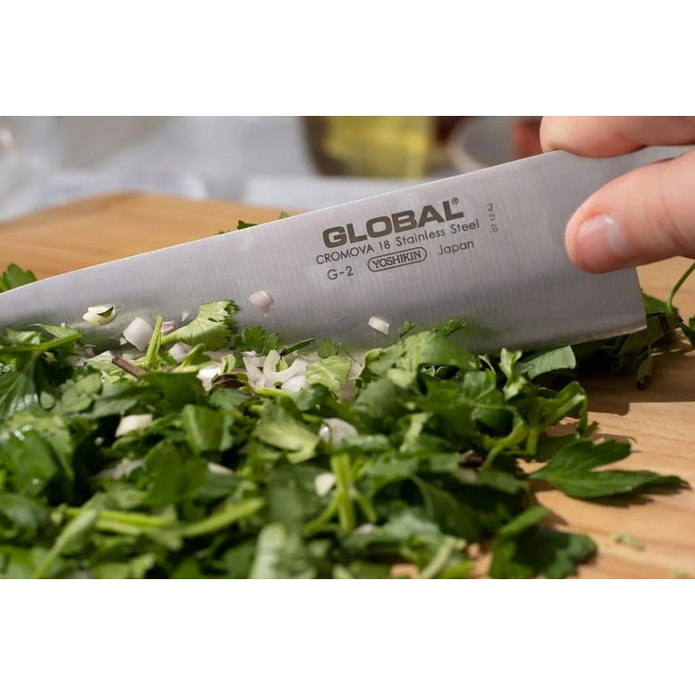 Global 8 Chef's Knife - Model x with Hollow Edge