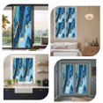 thumbnail image 6 of Abstract Art Window Privacy Film Water Ripple Gold Blue Gradient Marbling Decorative Glass Window Film UV Blocking Static Cling Non-Adhesive Sticker Covering for Home Door 23.6 x 78.7 inches, 6 of 8