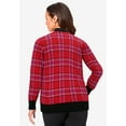 thumbnail image 2 of Jessica London Women's Plus Size V-Neck Cardigan Sweater, 2 of 4
