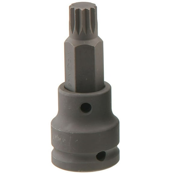 Genius Tools 3/4" Dr. M18 Triple Square Bit Socket, 95mmL (CR-Mo) - 619 9918