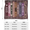thumbnail image 6 of Pastor''s Wife Appreciation Gifts Religious Gifts for Pastors Wife Throw Blankets for Couch Sofa Bed Warm Gifts 60 * 80 in, 6 of 6