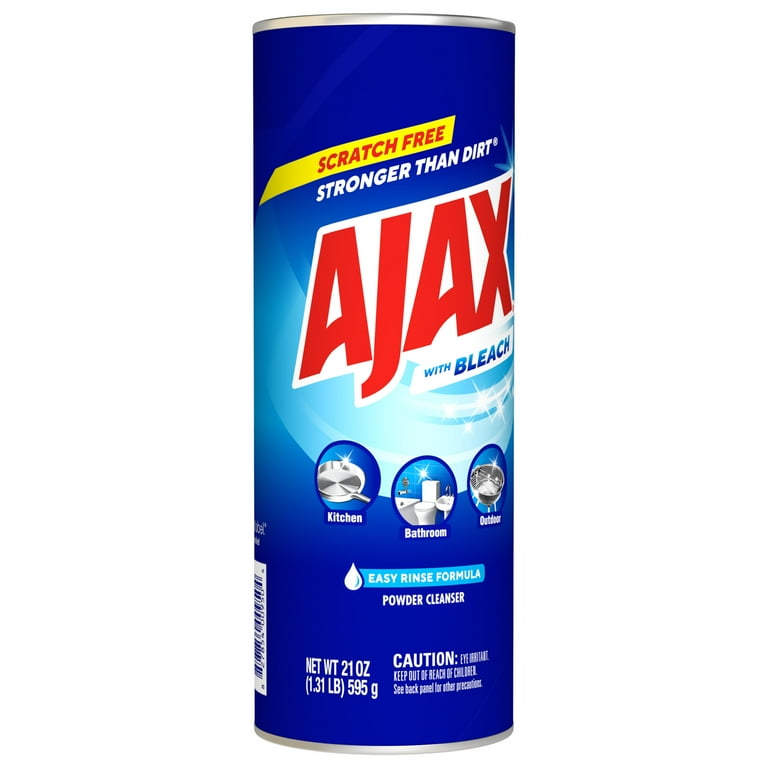 Ajax Powder Cleanser with Bleach, 21 oz - Walmart.com