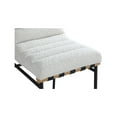 thumbnail image 4 of Meridian Furniture Burke Cream Boucle Fabric Counter Stool, 4 of 7