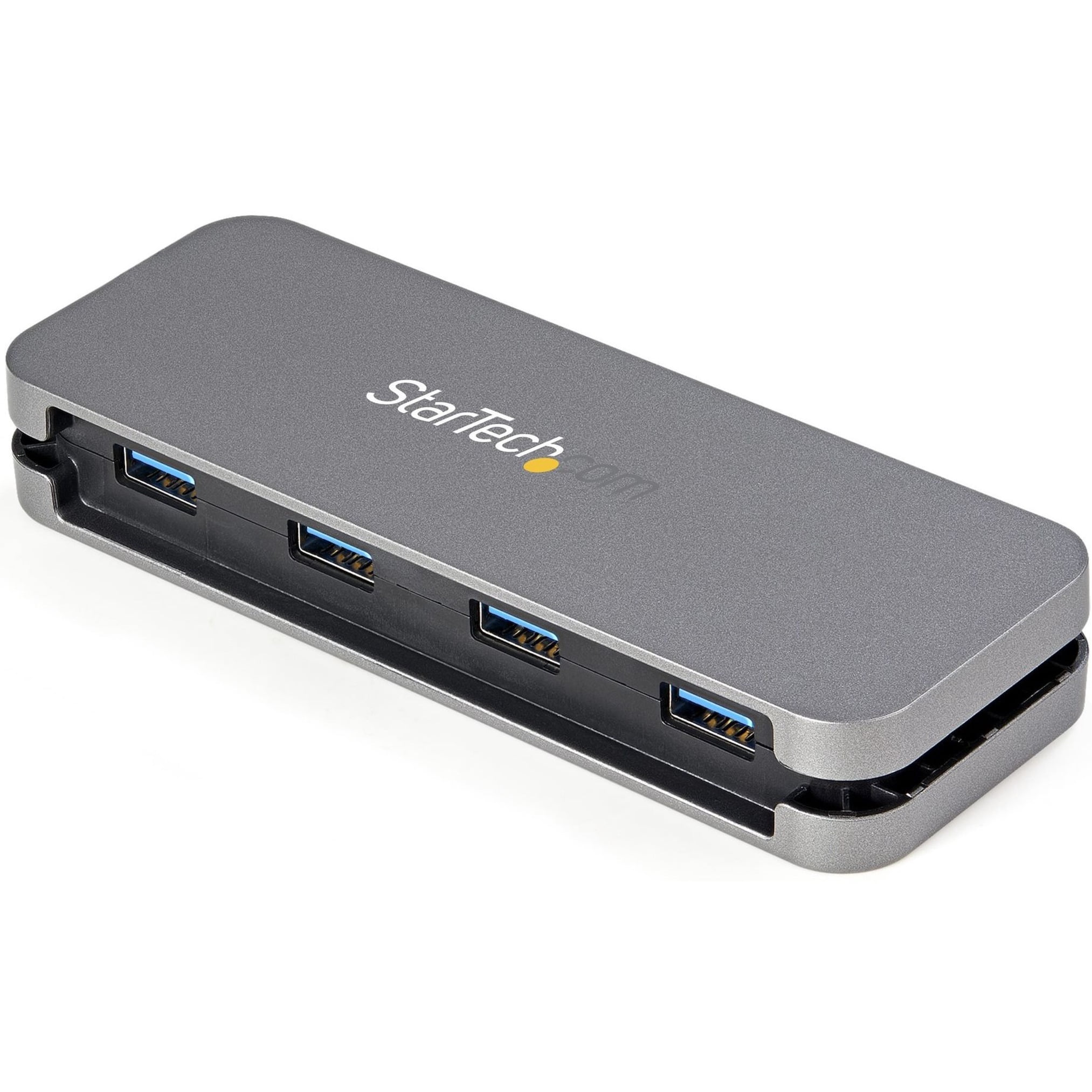 Startech.com 4 Port Usb 3.0 Hub, 4x Usb-a, 5gbps Lptop/desktop Usb Type-a Hub, Usb Bus Powered, 28cm Long Cable With Cable Management