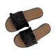 thumbnail image 4 of Sandalias de playa planas informales Ticfox para mujer Negro 39, 4 of 14