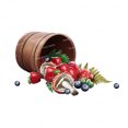 thumbnail image 3 of Three Ratels C0510 Hermosa fresa hermosa fruta PVC cocina pared pegatina decoración muebles baño calcomanías, 3 of 5