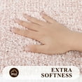 thumbnail image 4 of Findosom 3pcs Bathroom Rugs Set with U-Shaped Mat, Non Slip, Quick Drying, Ultra Soft and Water Absorbent Bath Rug Mat Carpet Machine Washable 20"x32"+20"x59"+U Shape 20"x24" Pink, 4 of 7