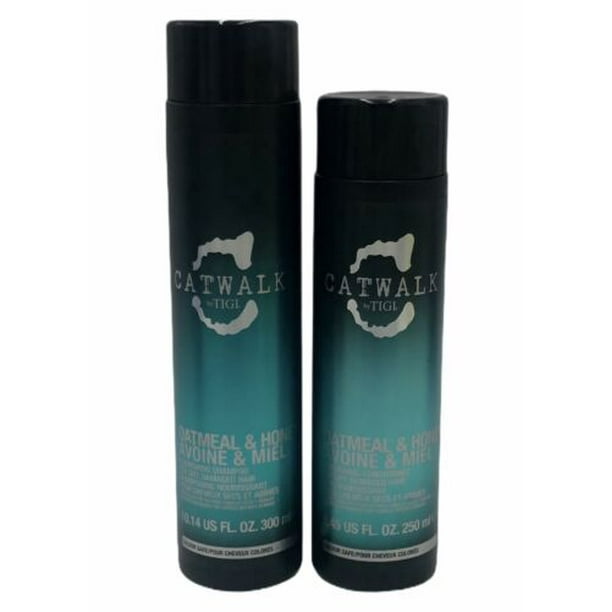 Tigi Catwalk Oatmeal Honey Nourishing Shampoo Conditioner Set Dry Damaged Walmart Com Walmart Com
