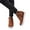 Brown, variant on Womens Platform Wedge Walking Ankle Booties for Women Fashion Casual Zip up Short Ankle Boots
