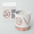 thumbnail image 4 of Bichon Frise Style 4 LOVE 10 oz Decorative Soy Candle, 4 of 4