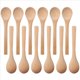 thumbnail image 2 of 120 Piezas Mini Cuchara de Madera Cucharas de Sopa Pequeñas Cucharas de Servir Cucharas de Condimentos Cuchara de Miel de Madera Madera Color, 2 of 8