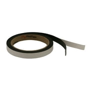 FindTape Receptive Steel Tape [Adhesive-Backed / Attracts Magnets] (MGRS): 1/2 in. x 10 ft. (Black) indoor-grade