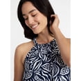 thumbnail image 4 of Time and Tru Women's Braided Neck Midi Dress, Sizes XS-XXXL, 4 of 5